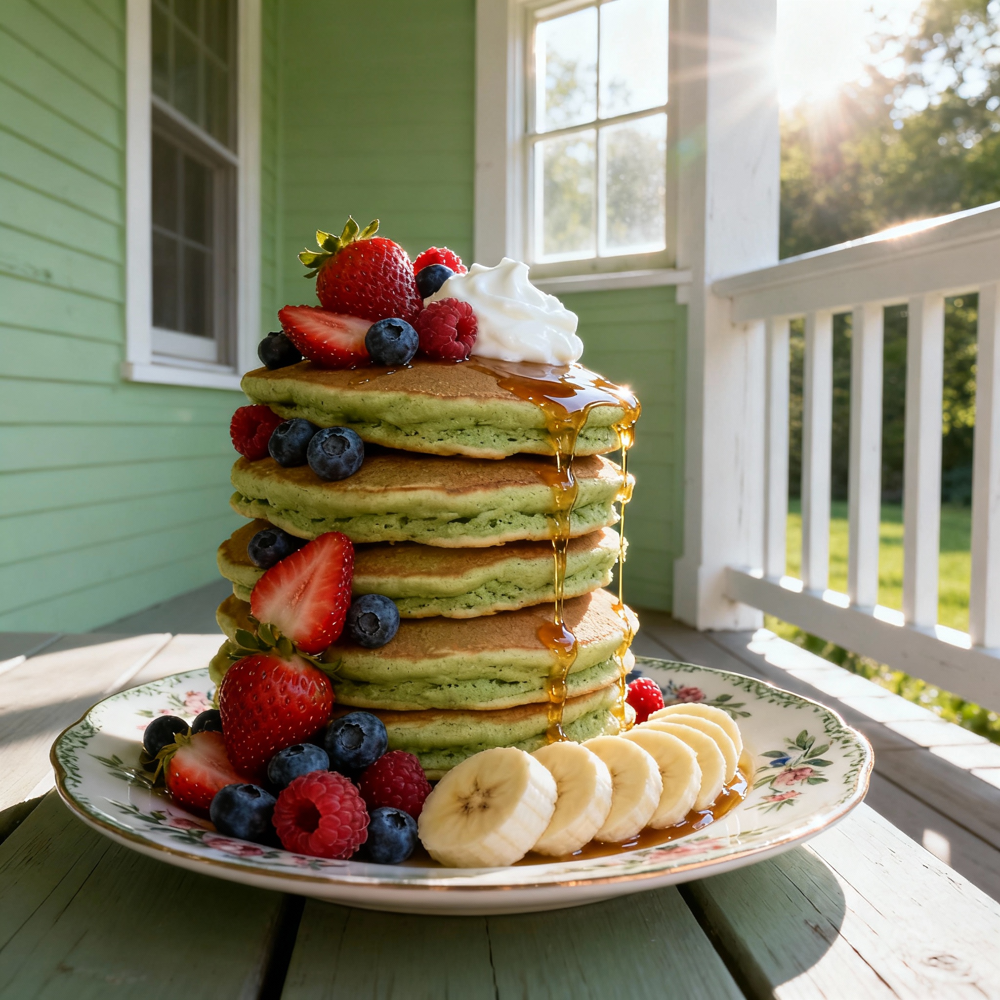 Wolffia Power Protein Pancakes